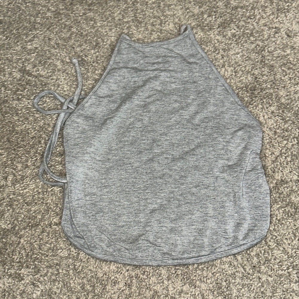Cross back halter top